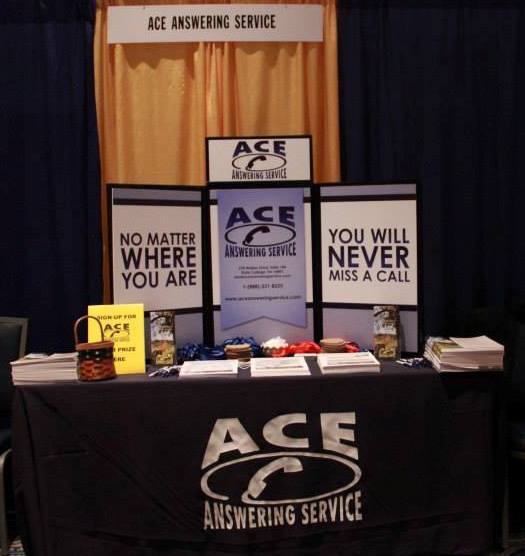 Tradeshow Table top and Tablecloth display